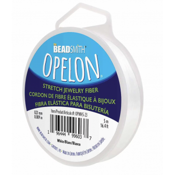 Opelon Stretch Jewelry Fiber White 0.23mm