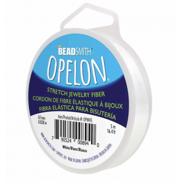 Opelon Stretch Jewelry Fiber White 0.7mm