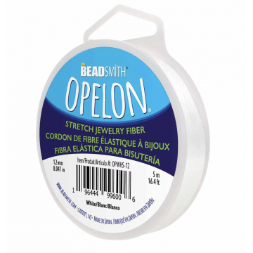 Opelon Stretch Jewelry Fiber White 1.2mm