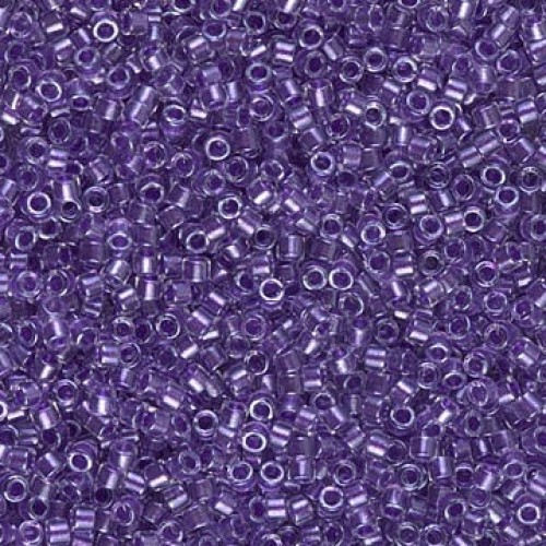 Glass Seed Beads 11/0 Miyuki Delica 11/0 Seed Beads - White Lined